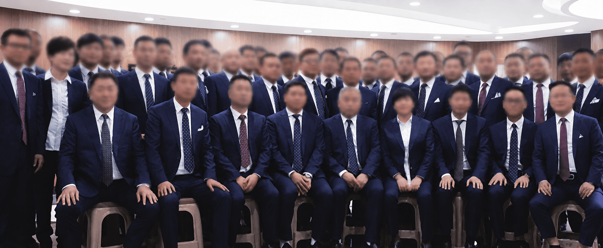 湖南长沙商会团队商务西装集体形象